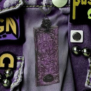 5 For $25💫Purple Mystic Slab Pendant Necklace